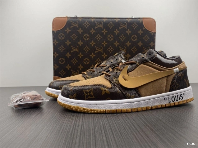 Bmlin x LOW Off-Louis AJ1 Air 1 Jordan OW 0804